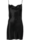 Fleur Du Mal cowl-neck slip dress - Black
