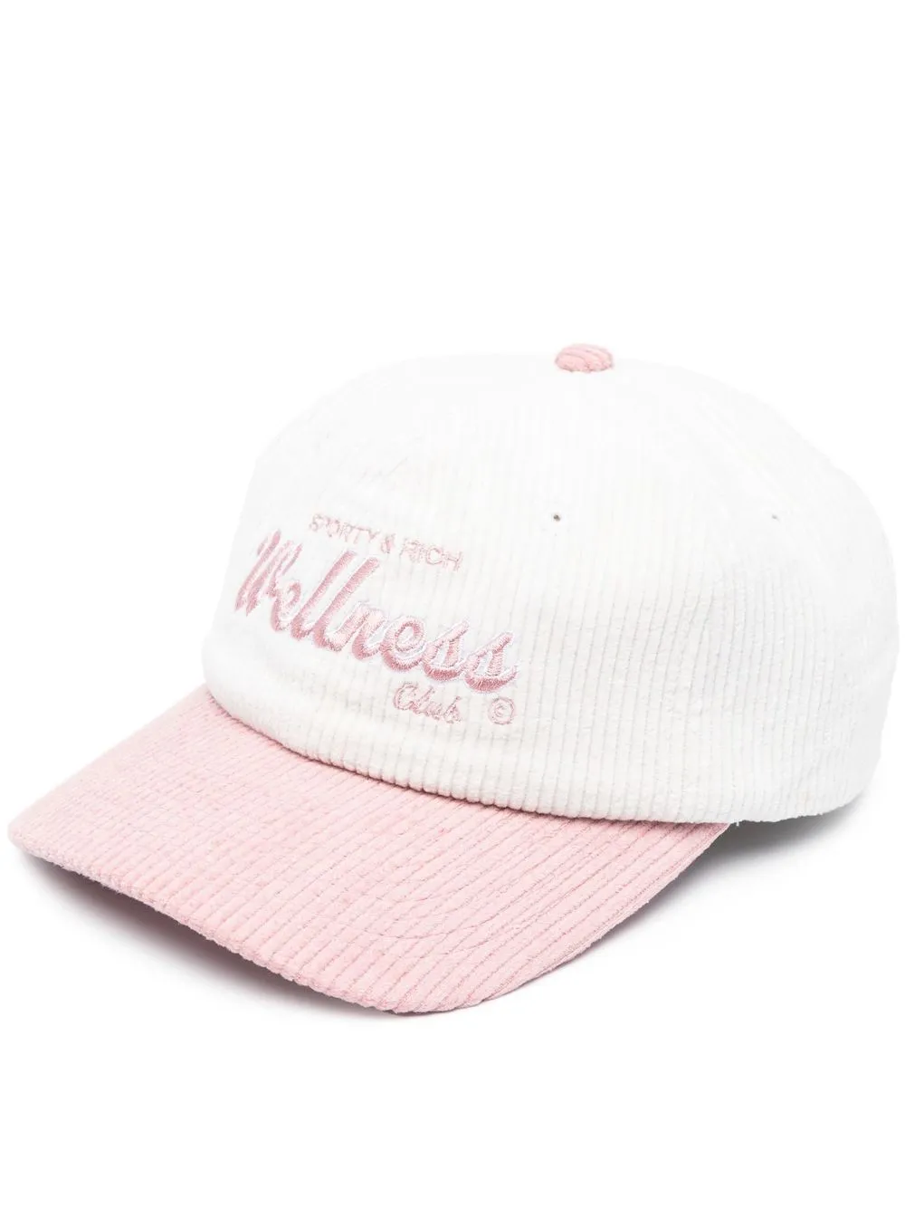 

Sporty & Rich embroidered-logo baseball cap - White