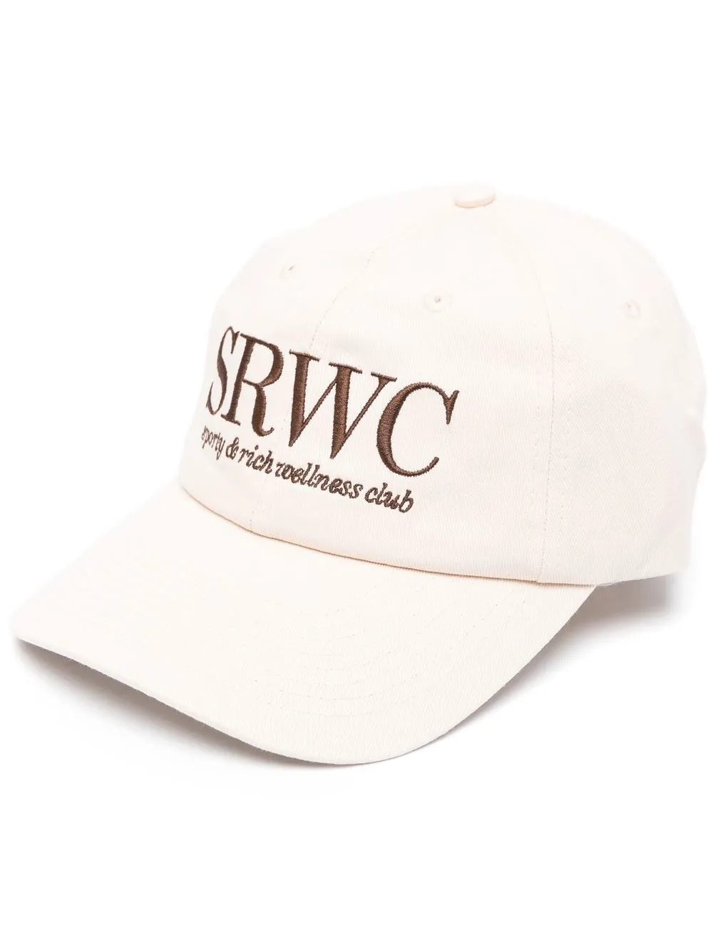 

Sporty & Rich embroidered-logo baseball cap - Neutrals