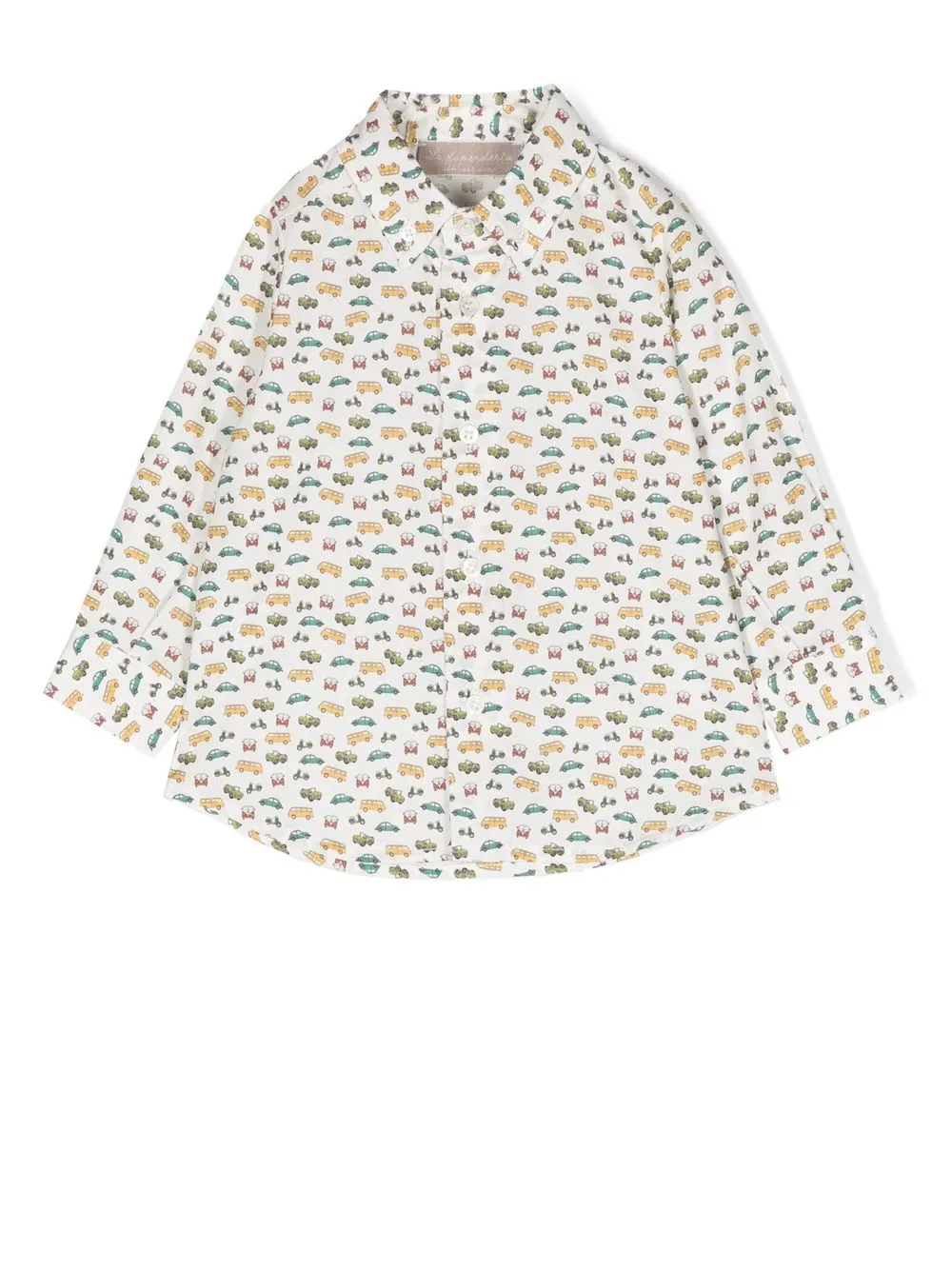 

La Stupenderia car-print button-down shirt - White