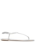 René Caovilla crystal-embellished sandals - Grey