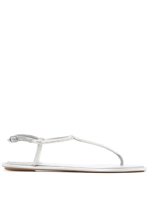 René Caovilla crystal-embellished sandals 