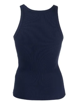 タンクトップ ノースリーブ CABLE KNIT POLO タンクトップ レディース MOUSSY | CABLE KNIT POLO タンク (タンクトップ ) |SHEL'TTER
