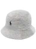Polo Ralph Lauren embroidered-logo bucket hat - Grey