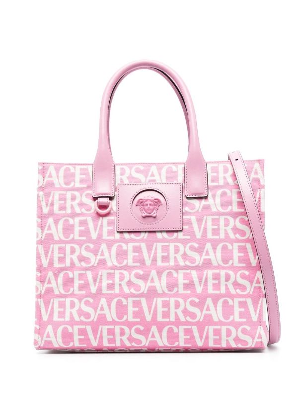 Versace Versace Allover Small Tote Bag - Farfetch