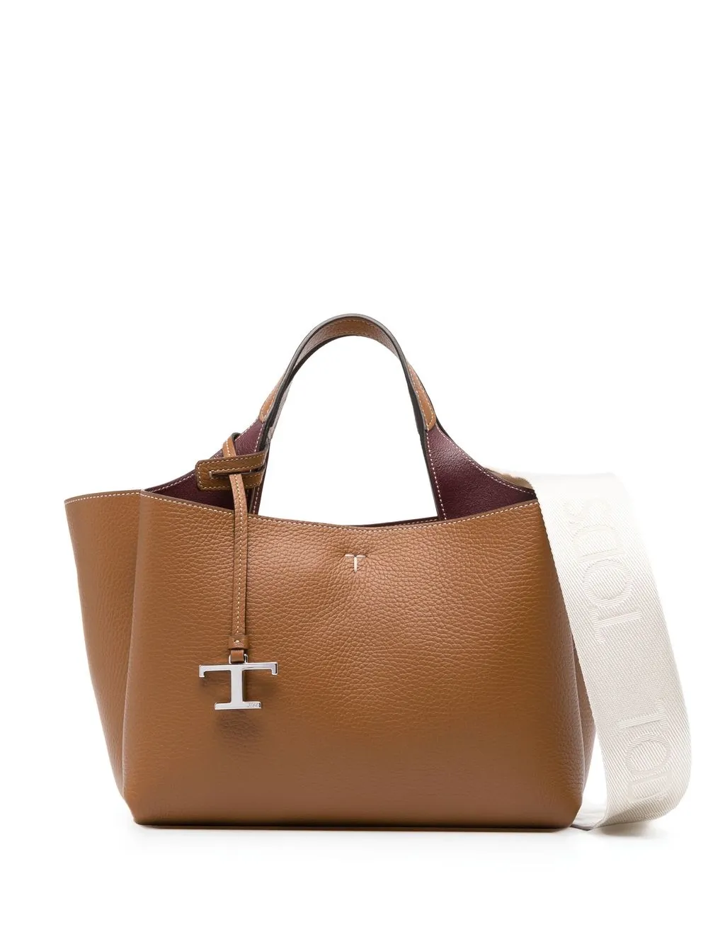 

Tod's logo-plaque tote bag - Neutrals