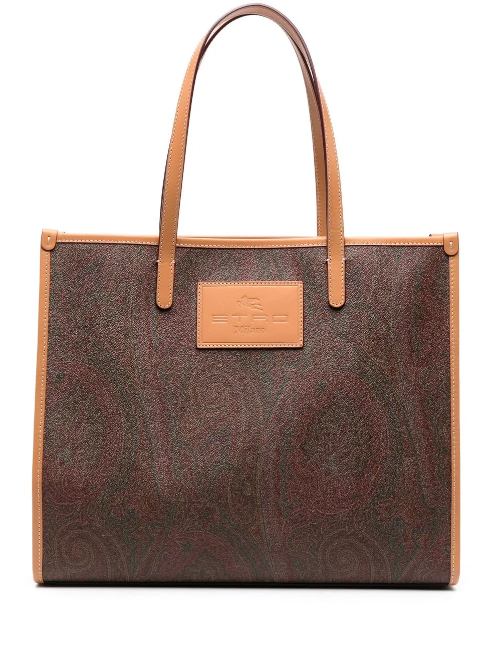 

ETRO structured paisley-print tote bag