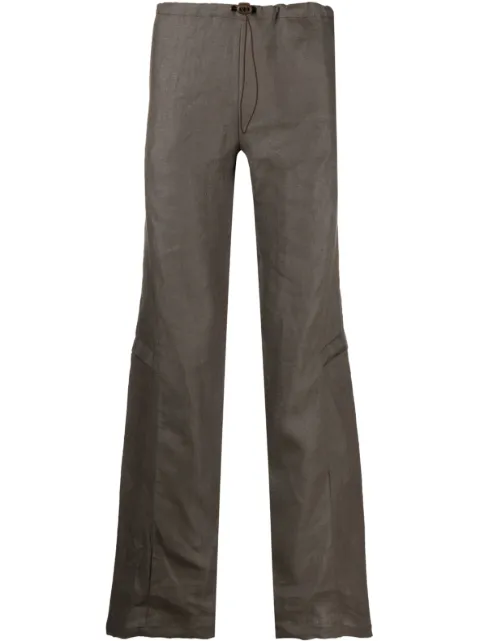 Robyn Lynch pantalon en lin à poches cargo