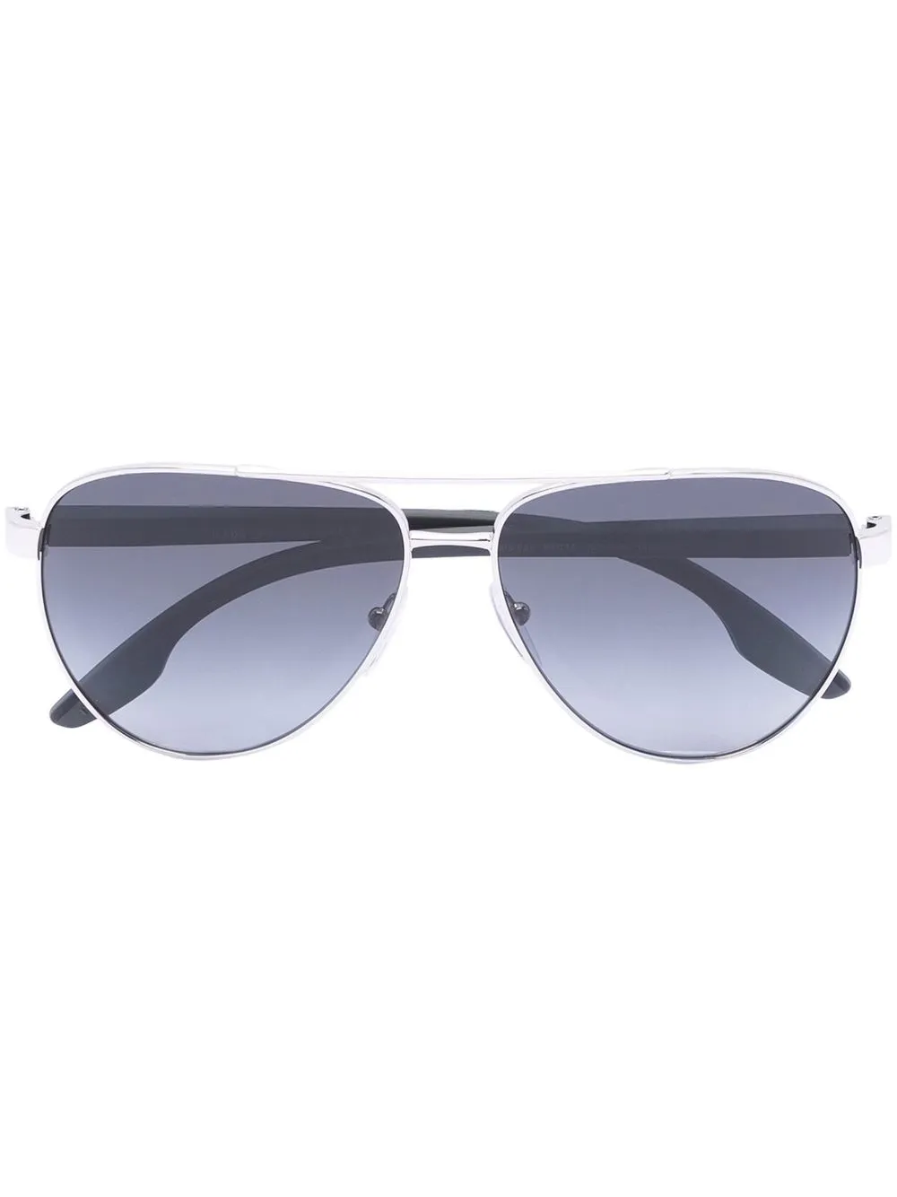 

Prada Eyewear lentes de sol con micas de color - Plateado