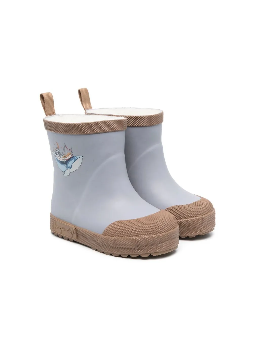 Image 1 of Konges Sløjd whale-print wellington boots
