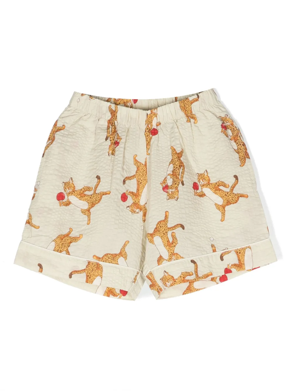 Konges Sløjd shorts con gato estampado | neutro | Image 1