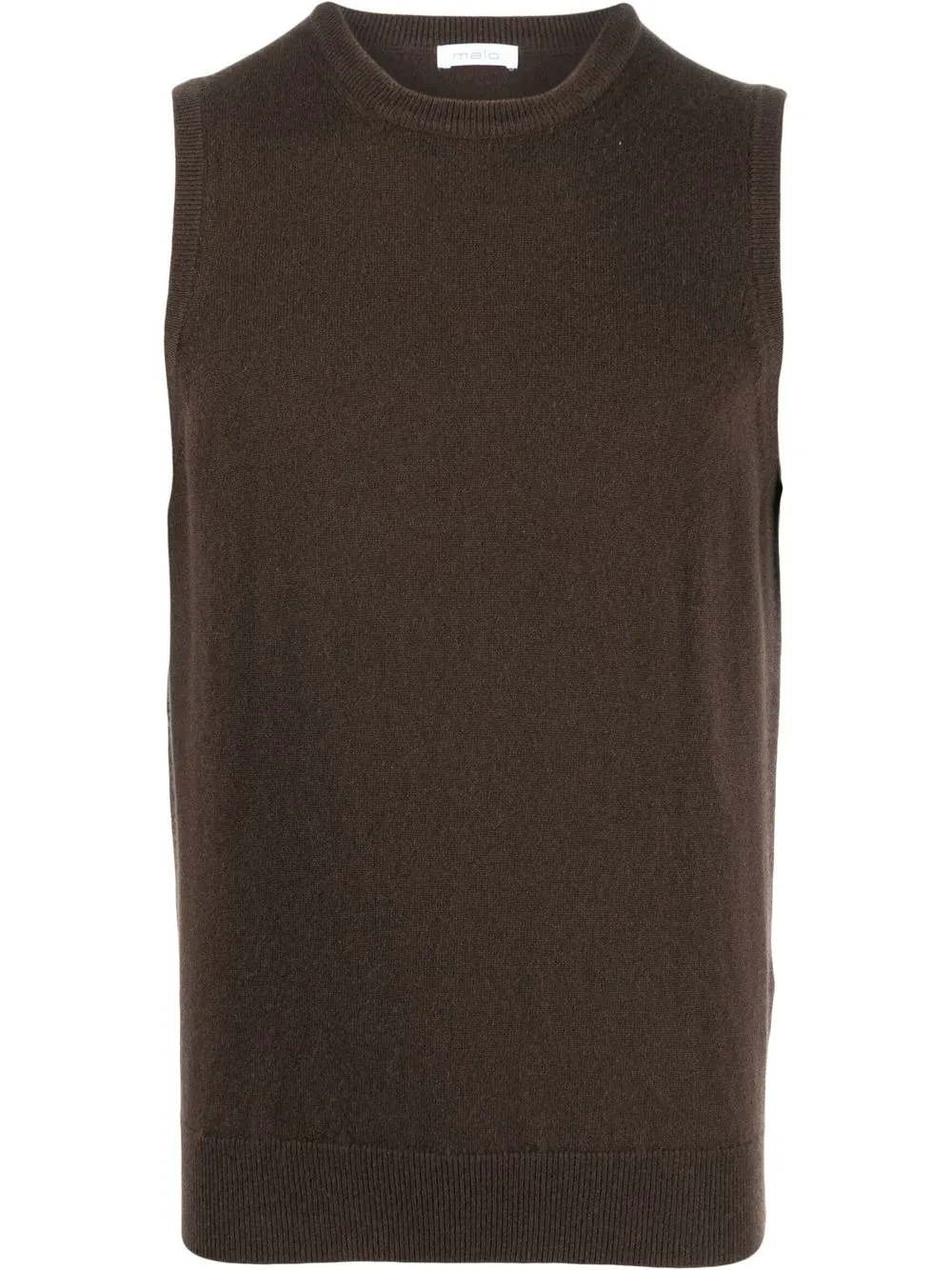 

Malo sleeveless cashmere jumper - Brown