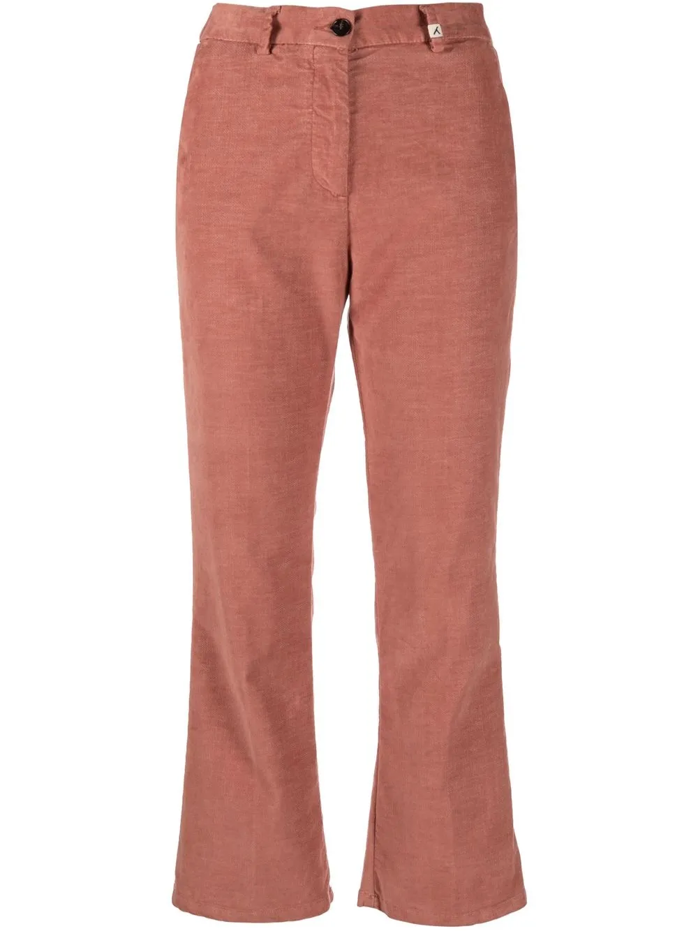 

Myths cotton-blend cropped trousers - Pink