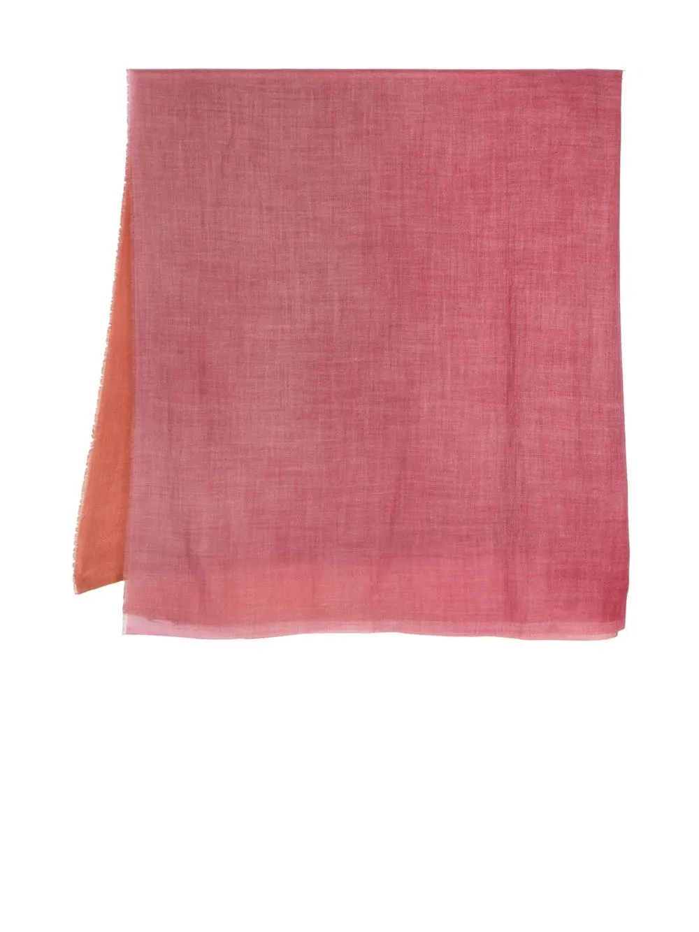 

Faliero Sarti frayed-edge knit scarf - Red