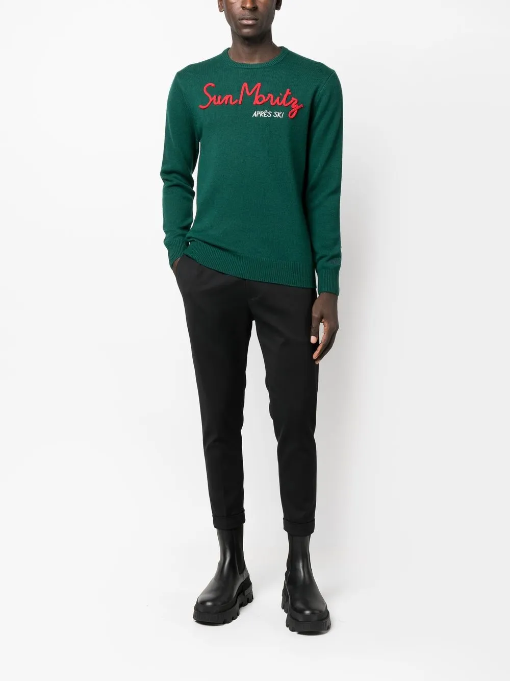 MC2 Saint Barth embroidered-design knit jumper | Knitted Sweaters | Image 2
