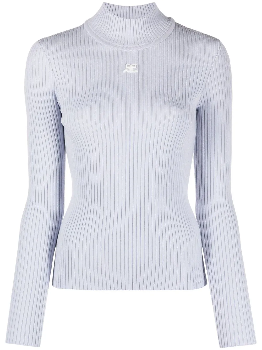 

Courrèges roll-neck jumper - Purple