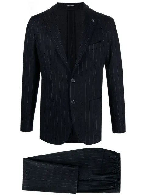 Tagliatore traje con motivo de rayas diplomáticas estampadas