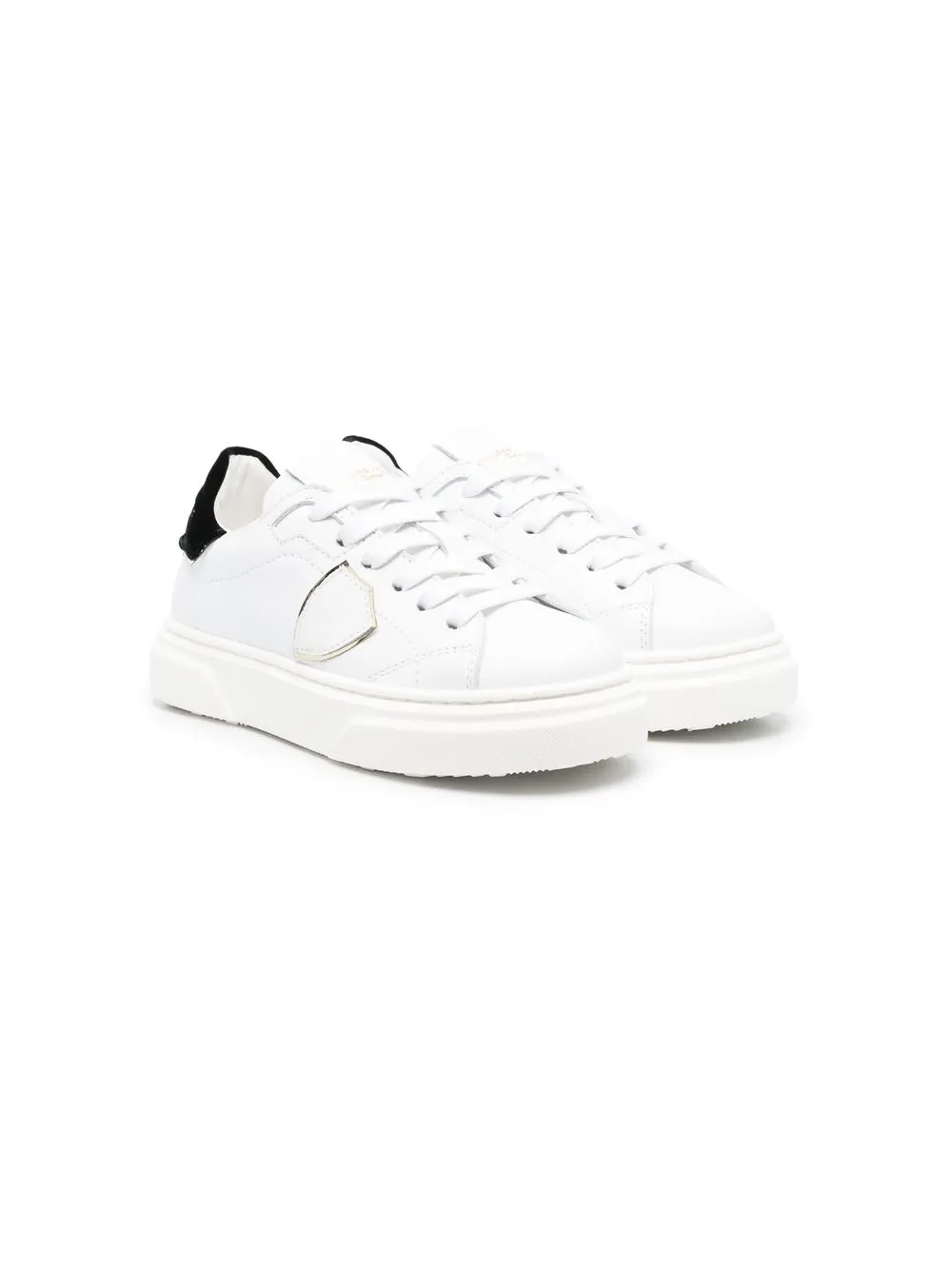 

Philippe Model Kids Temple lace-up sneakers - Blanco