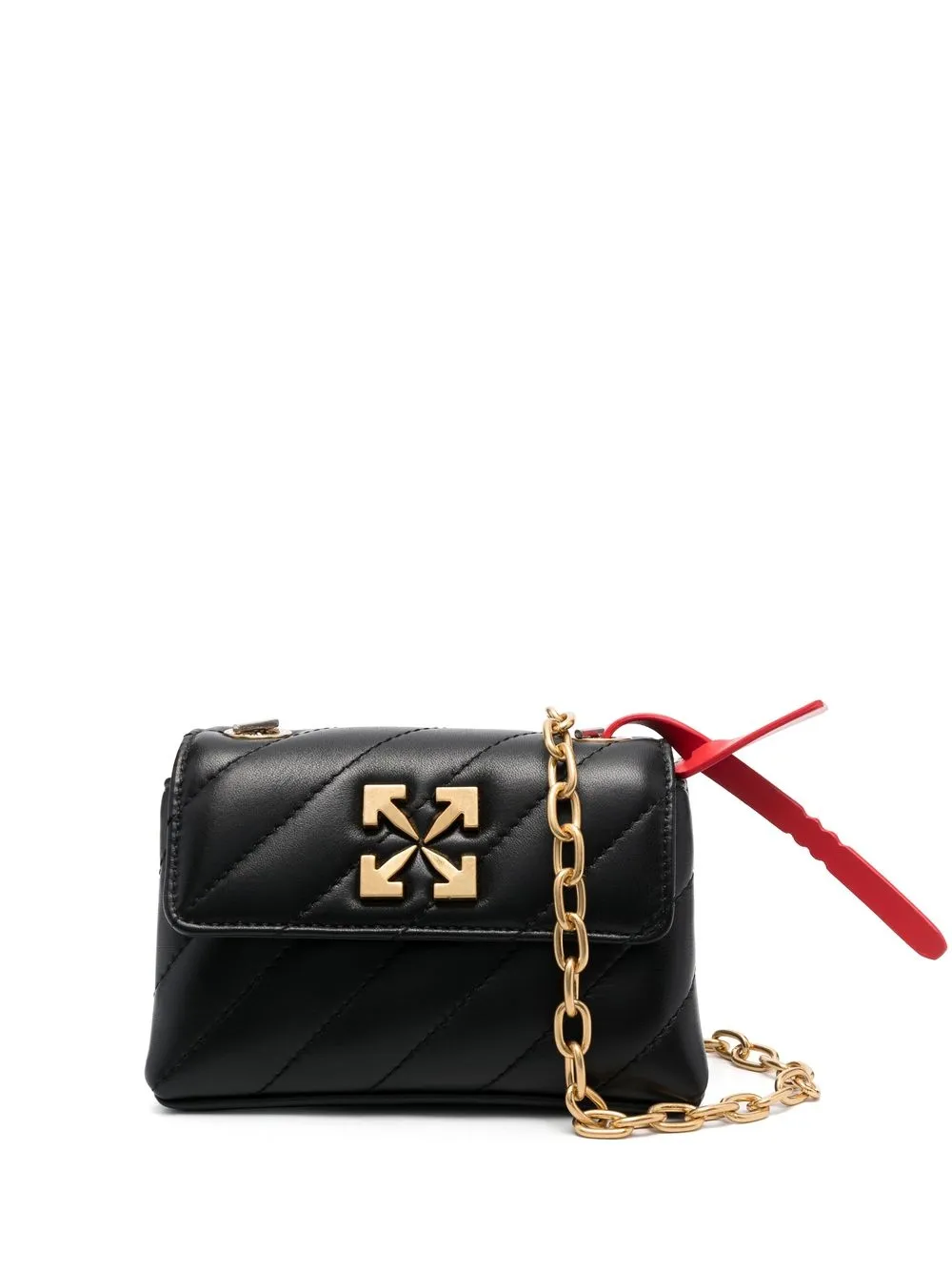 

Off-White Arrows quilted crossbody bag - Black