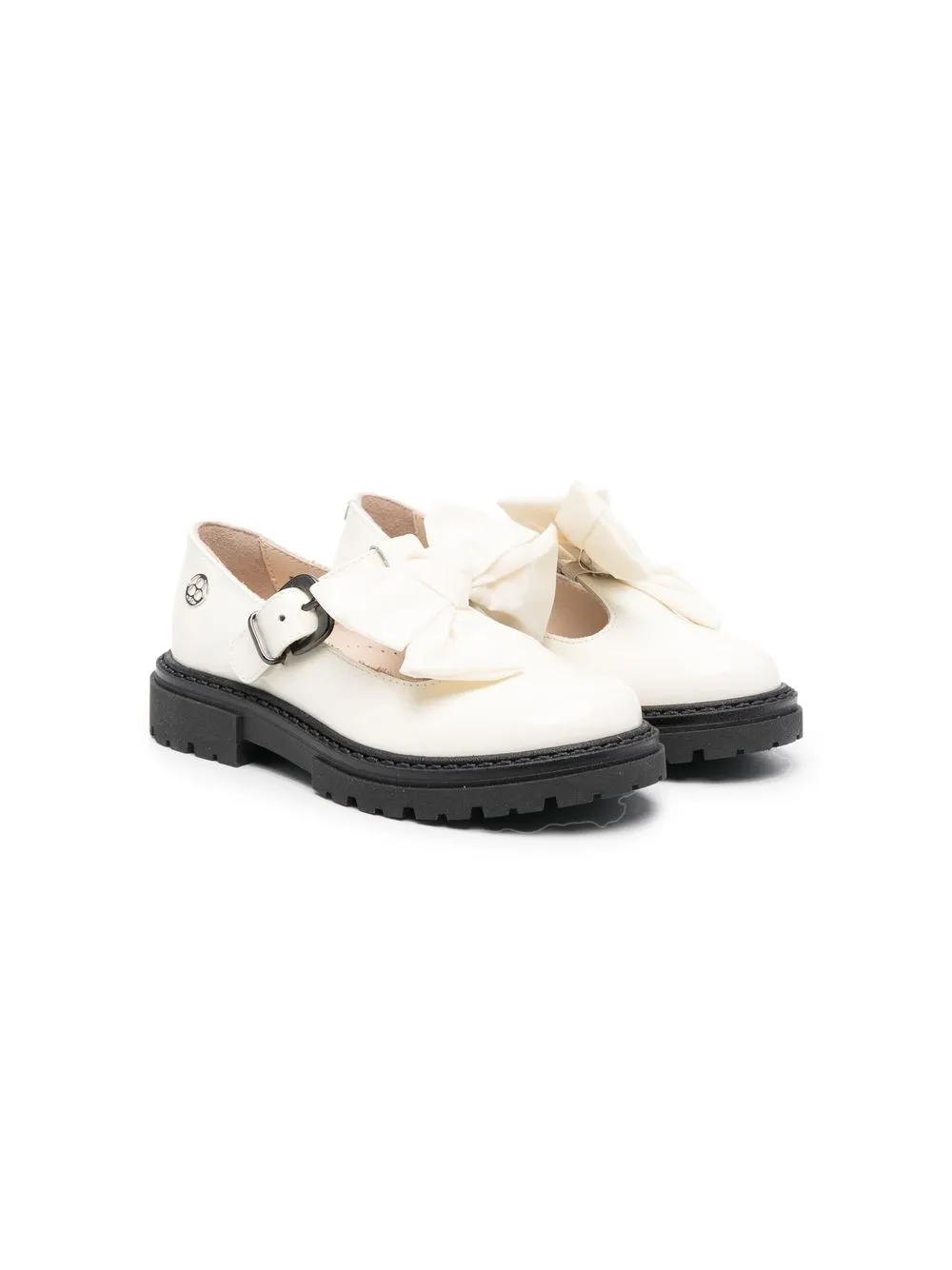 

Florens bow buckle-strap ballerina shoes - Neutro