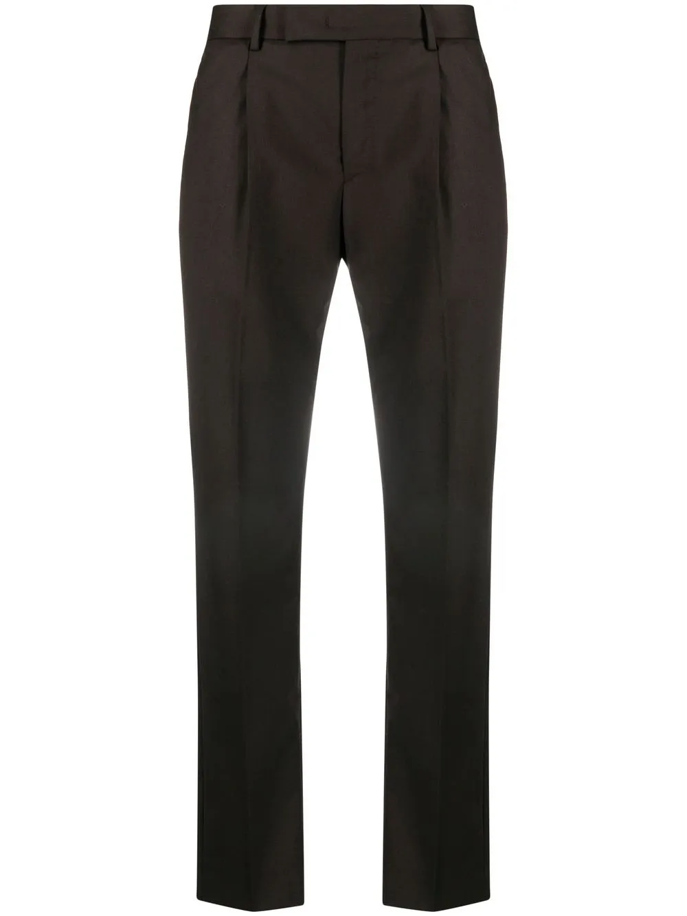 

PT Torino charm-detail straight-leg trousers - Brown