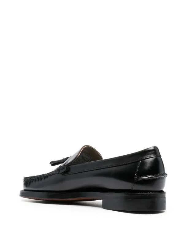 Sebago tassel-detail Leather Loafers | Black | FARFETCH