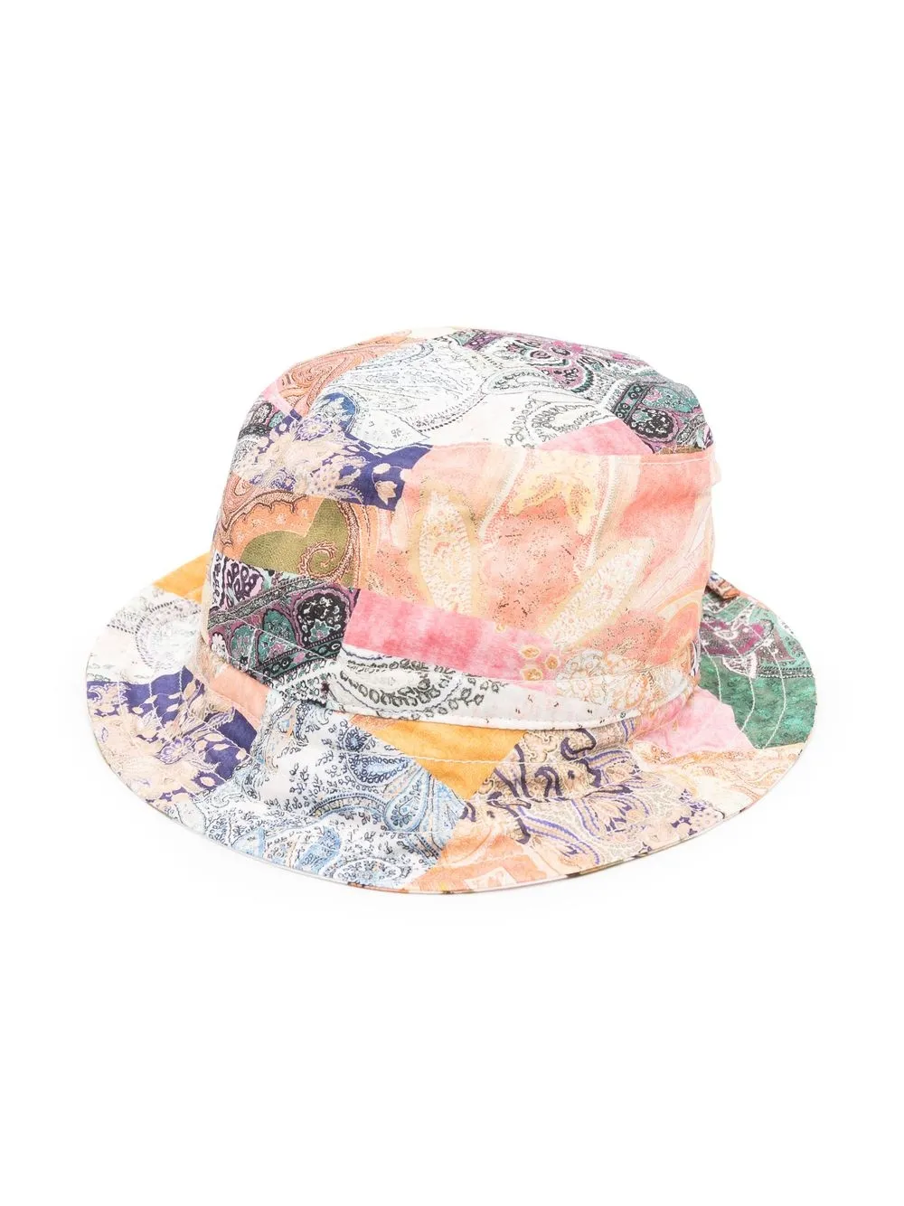 

ZIMMERMANN Kids patchwork-print bucket hat - Neutrals