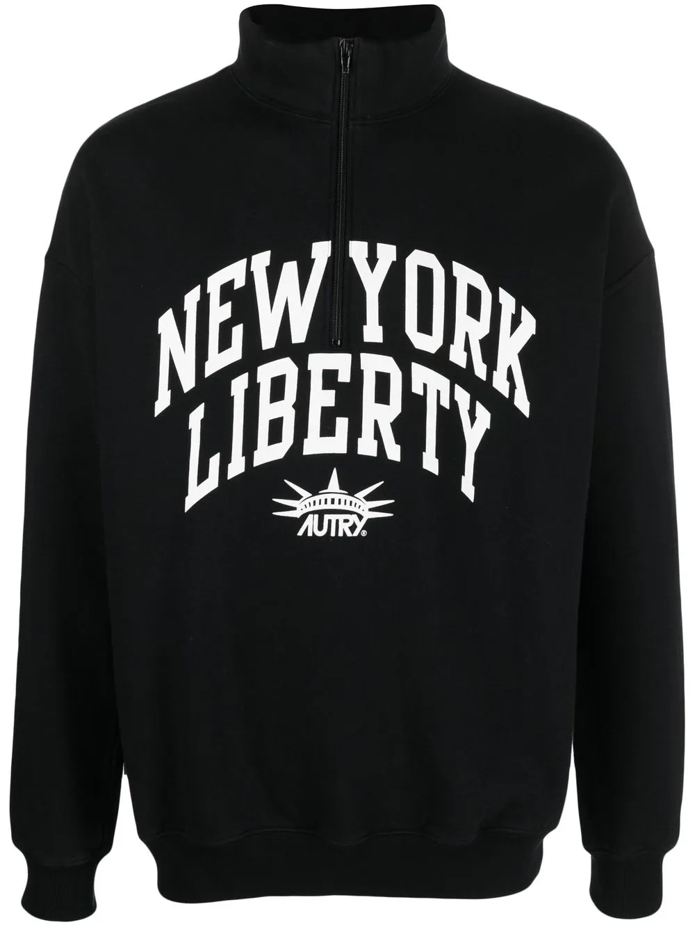 

Autry logo-print high-neck sweatshirt - Black