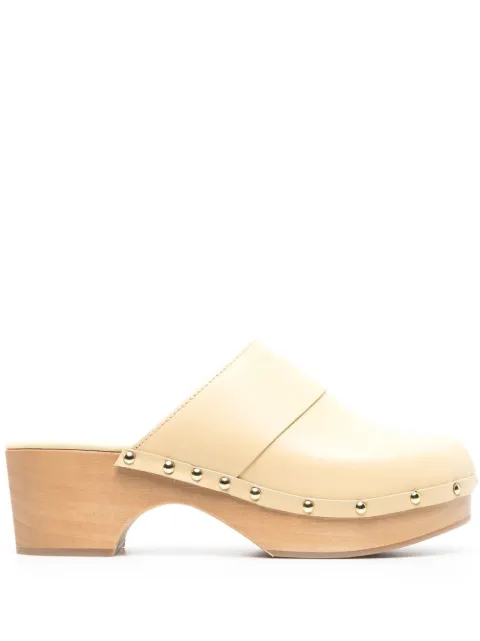 Aeyde Bibi 60mm leather wooden mule