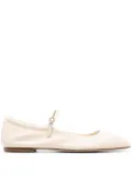Aeyde Maryjane leather ballerina shoes - Neutrals