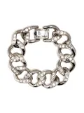 Kenneth Jay Lane crystal-embellished chain bracelet - Silver