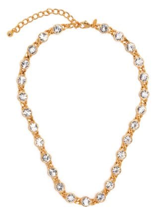 Kenneth Jay Lane crystal-embellished Chain Necklace - Farfetch