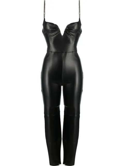 ALIX NYC polished-finish sleeveless jumpsuit