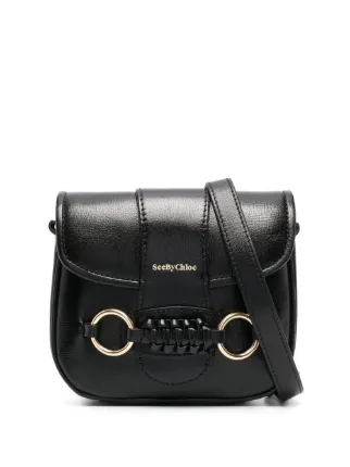 See By Chloe Saddie Leather Crossbody Bag Black FARFETCH