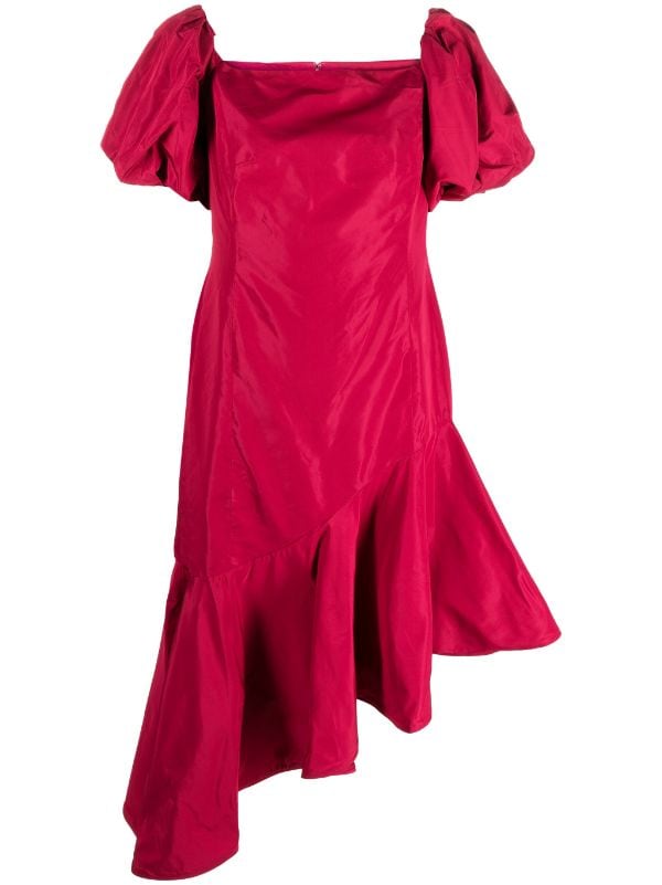 Polo Ralph Lauren Ruffled Asymmetrical Taffeta Gown - Farfetch