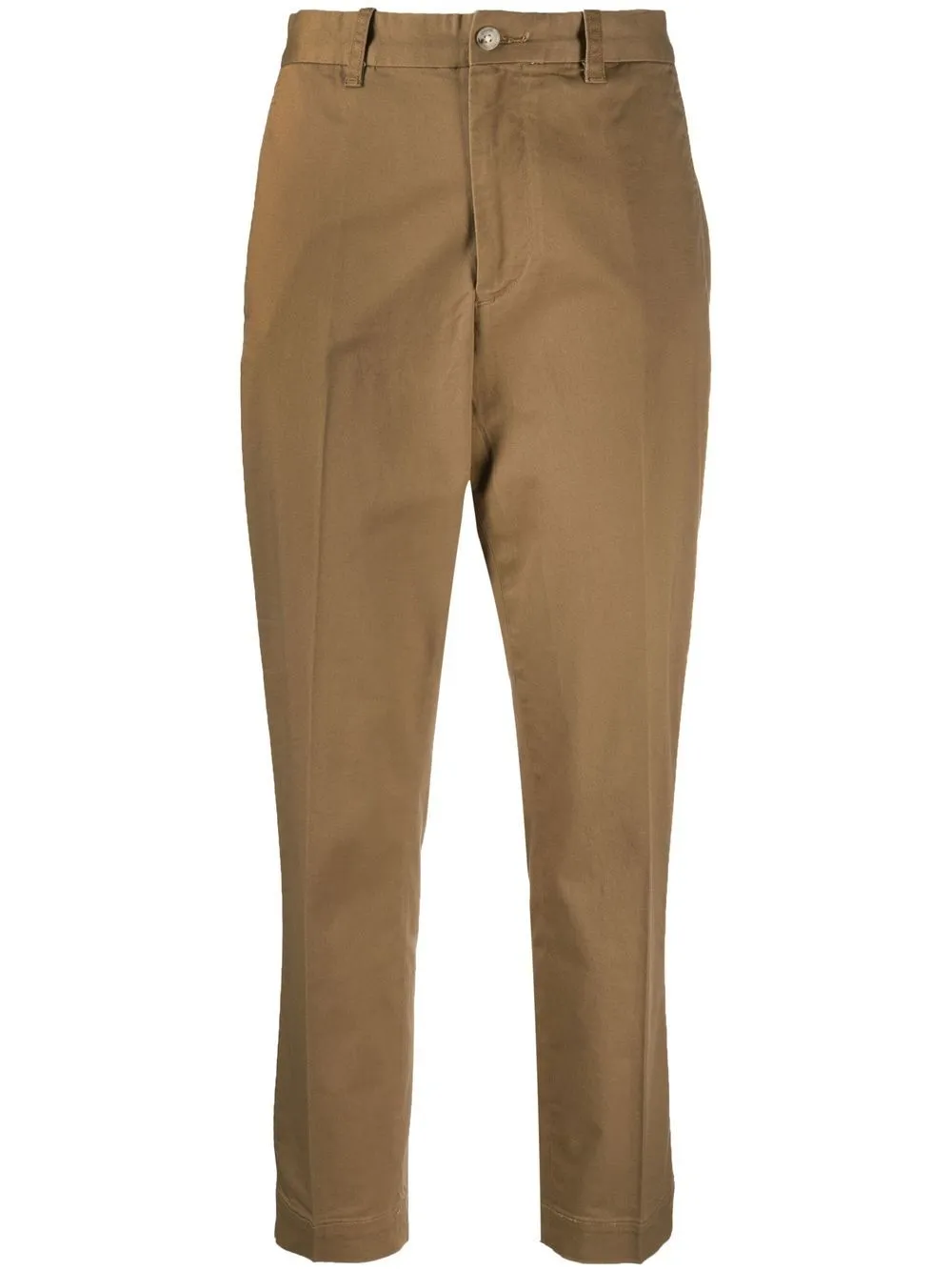 Polo Ralph Lauren Pressed-crease Cotton Chinos In Neutrals