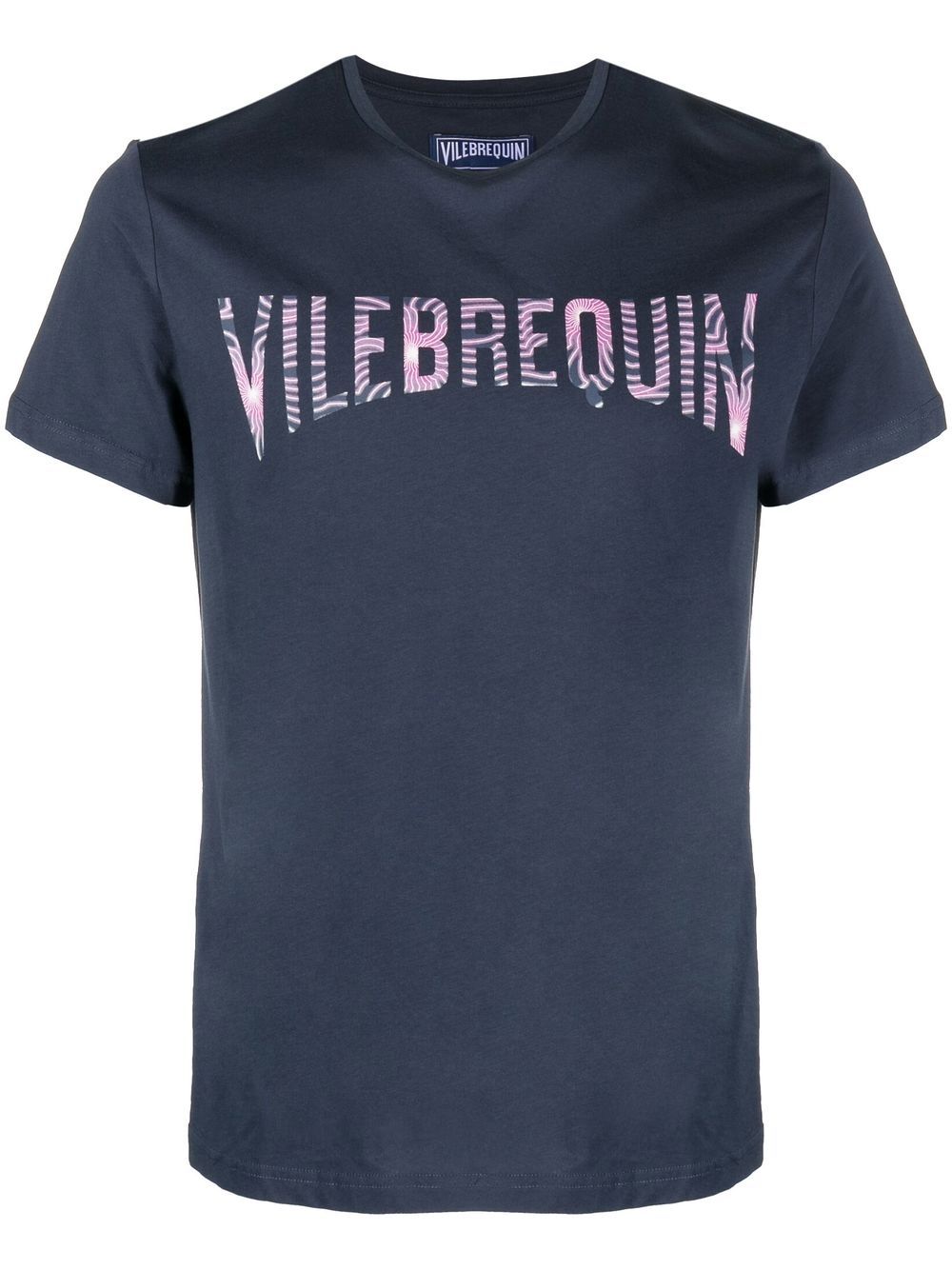 

Vilebrequin playera Thom con logo estampado - Azul