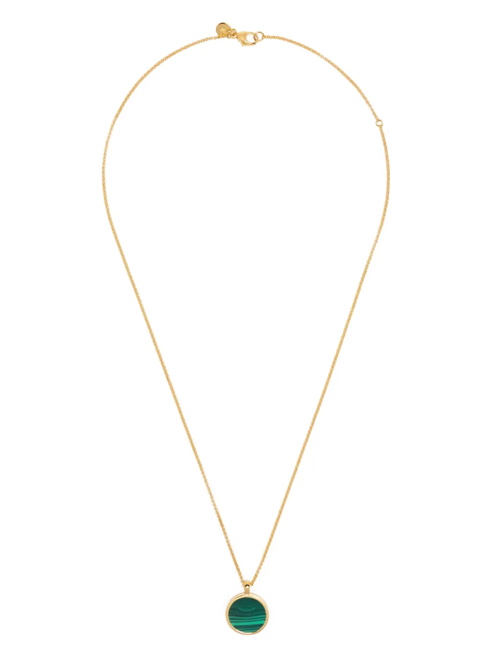 Tom Wood Gelbgoldhalskette mit Malachit | Halsketten (Echtschmuck) | Image 3