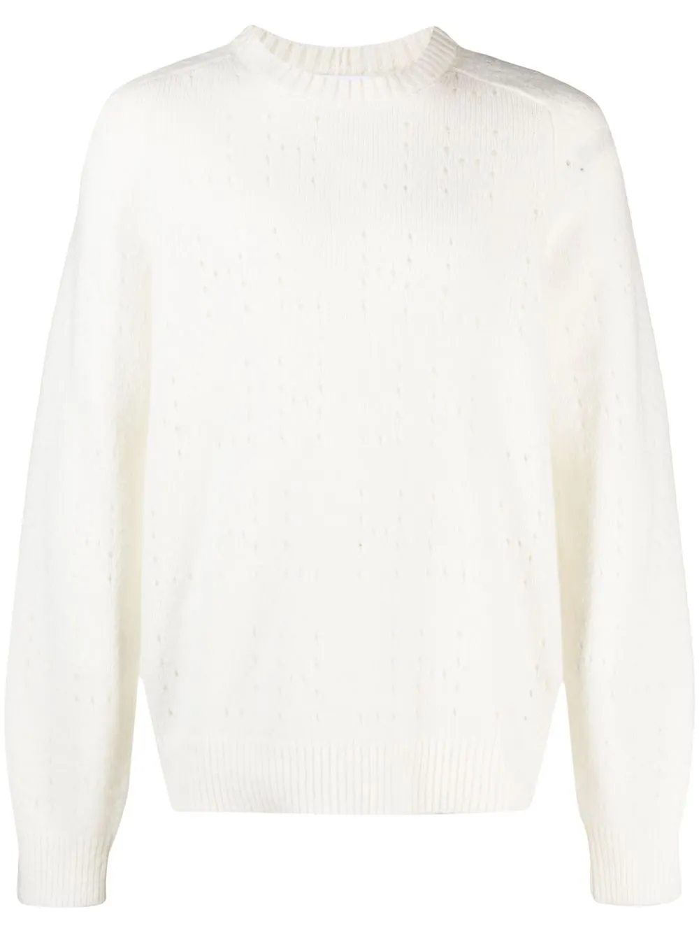 

Helmut Lang Noel Fissure crewneck sweater - White