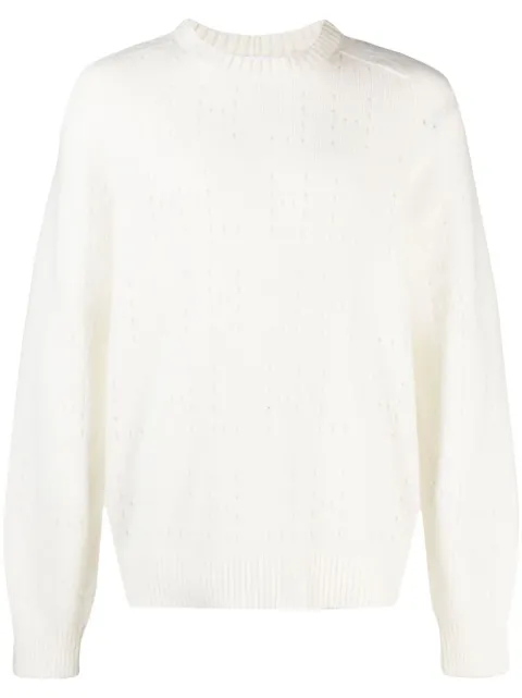 Helmut Lang Noel Fissure crewneck sweater