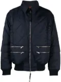 Helmut Lang diamond-quilted jacket - Blue