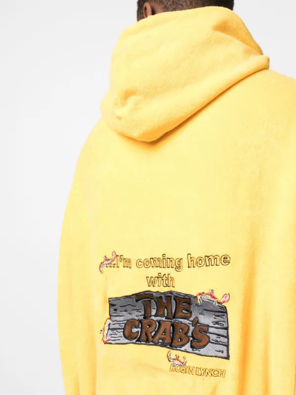 Oversized hoodie yellow outlet