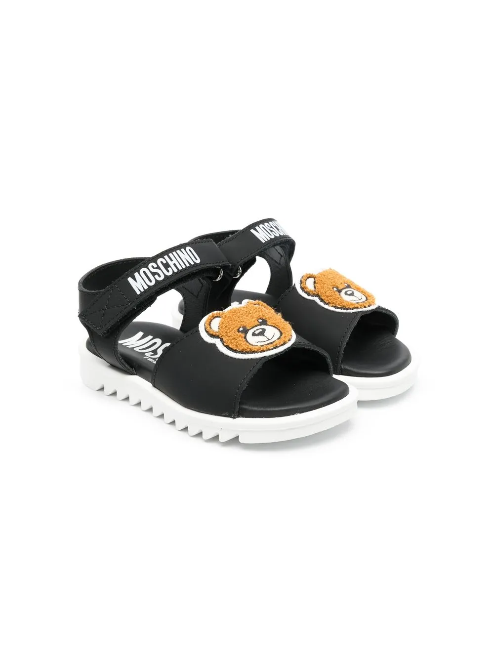 Moschino Kids Teddy Bear shark-sole Sandals - Farfetch