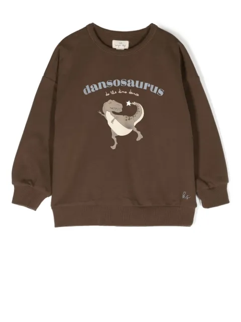 Konges Sløjd sudadera con dinosaurios estampados