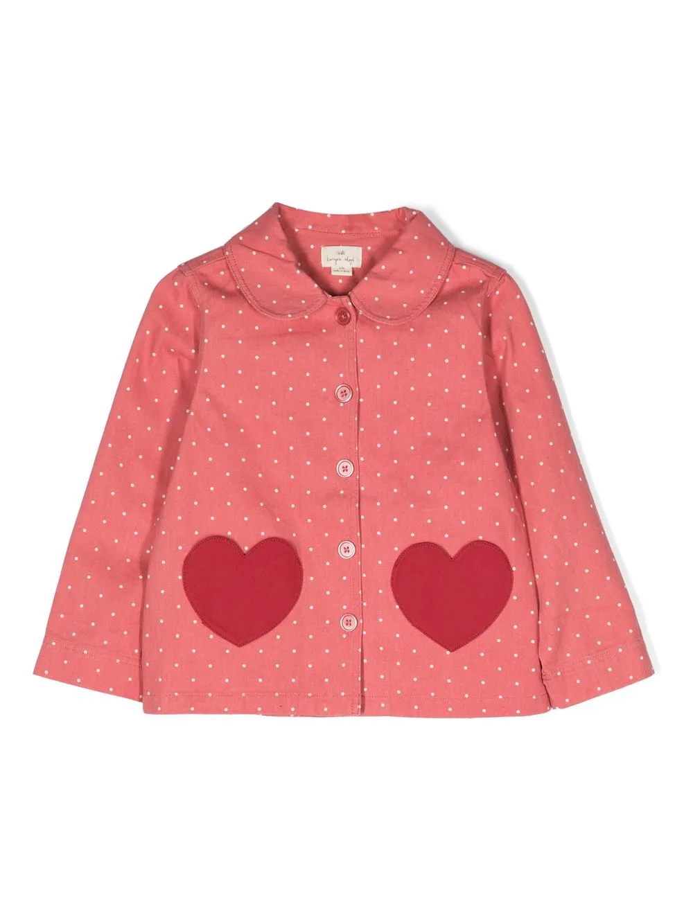 Konges Sløjd Kids' Heart-detail Shirt Jacket