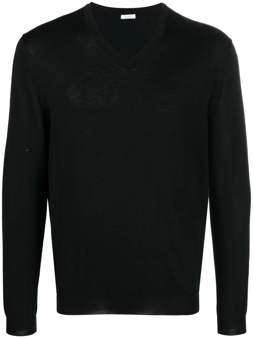 

Malo V-neck cashmere knit jumper - Black