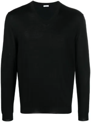 Raf Simons Vネック セーター | ブラック | FARFETCH JP