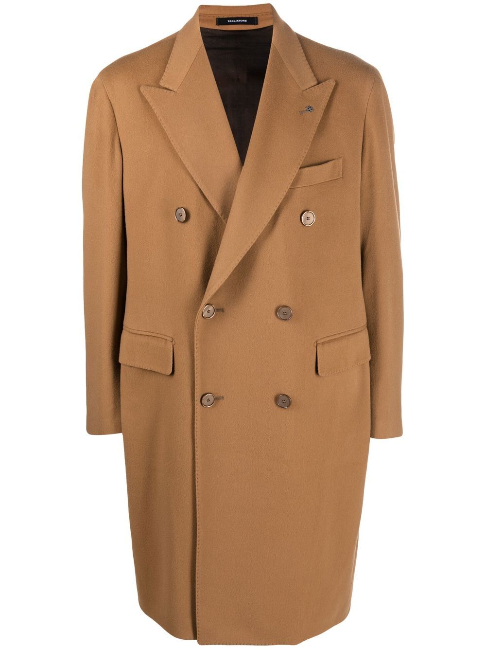 

Tagliatore double-breasted tailored coat - Brown