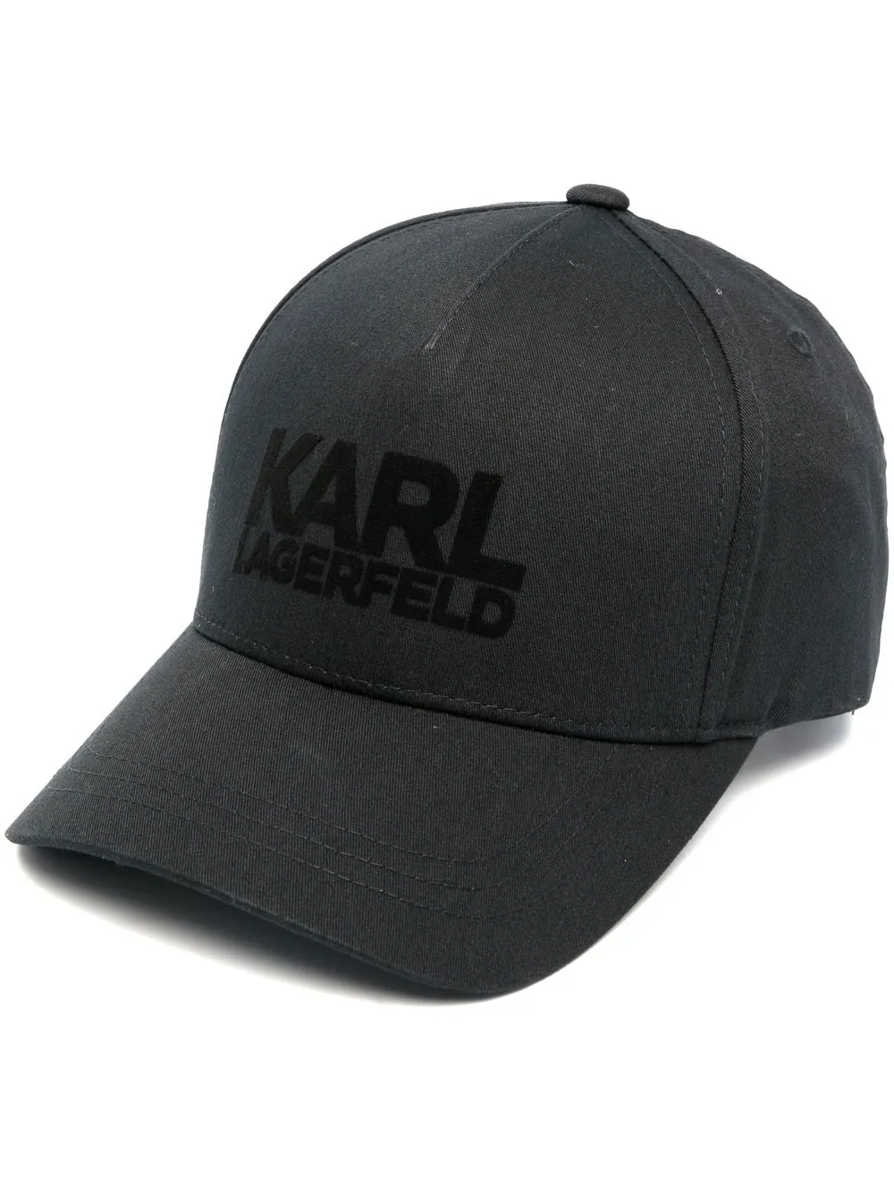 

Karl Lagerfeld logo print cap - Black