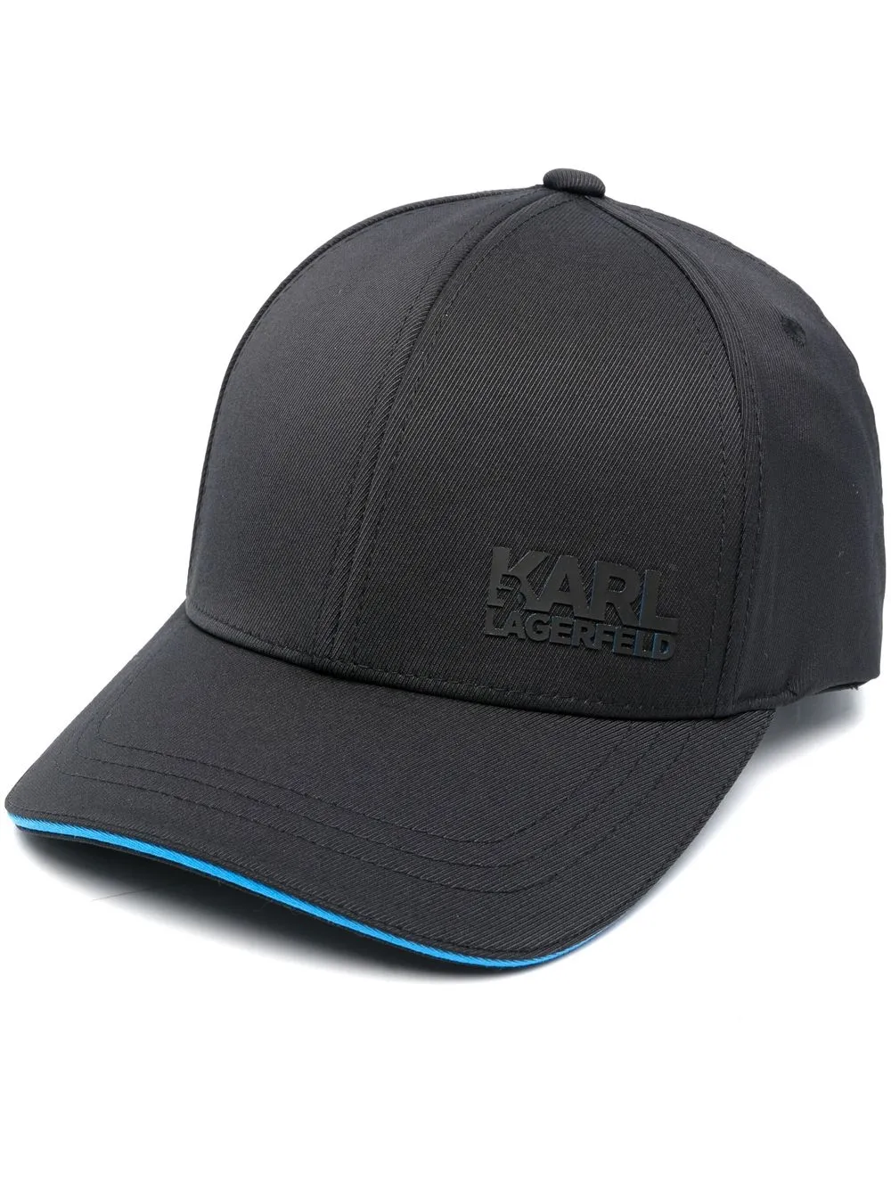 

Karl Lagerfeld contrasting-colour cap - Black